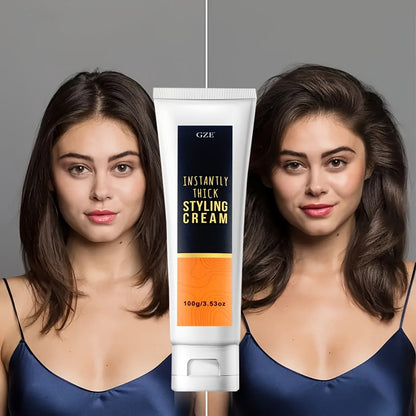 GIZE 100g Hair Styling Cream in Black-and-White Squeeze Tube for Hair Texture Styling Application