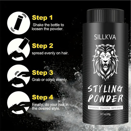 Hair Volumizing Powder for Men & Women – Oil Control Matte Finish Root Lift & Volume Boost, Lightweight Non-Buildup Texturizing Powder, Long-Lasting Flexible Hold, 0.71oz / 20g