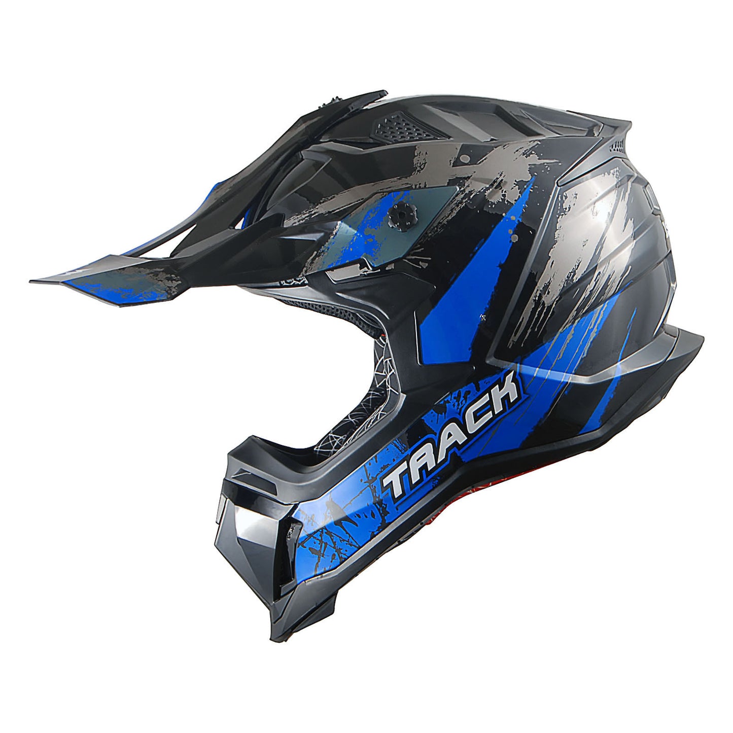 Dirt Bike Helmet Adult Motorcycle ATV Off-Road Track Style Lightweight Aerodynamic Thermoplastic Shell Removable Washable Padding Glossy UV Finish, Multiple Colors XS-XXL