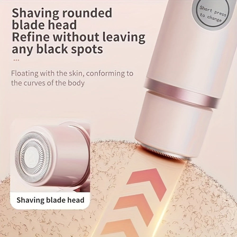 Electric Shaver 2-in-1 Women’s Razor and Trimmer with Stainless Steel Blade, USB Charging and Wet/Dry Use