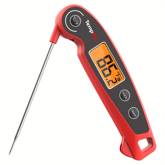 Instant Read Meat Thermometer with Motion Sensing – Digital Food Thermometer for Kitchen BBQ Grill Smoker Oil Candy Cooking