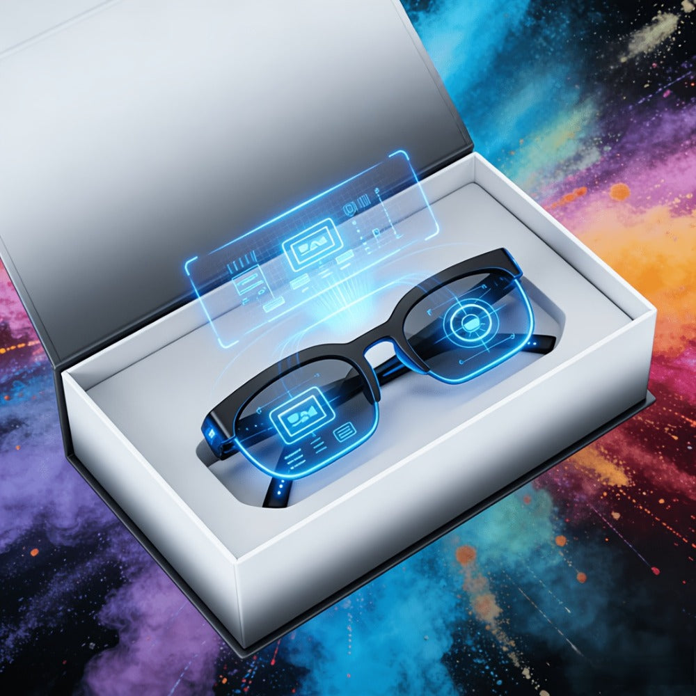 Smart Glasses HiFi Audio Sunglasses with Real-Time Translation, Bluetooth Calls and Five Glasses or Headphone Bundle Options