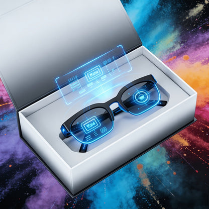 Smart Glasses HiFi Audio Sunglasses with Real-Time Translation, Bluetooth Calls and Five Glasses or Headphone Bundle Options