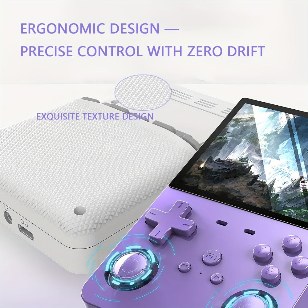 Handheld Game Console L35 with 3.5-Inch IPS HD Display, Open-Source Linux & 64GB/128GB Storage Options