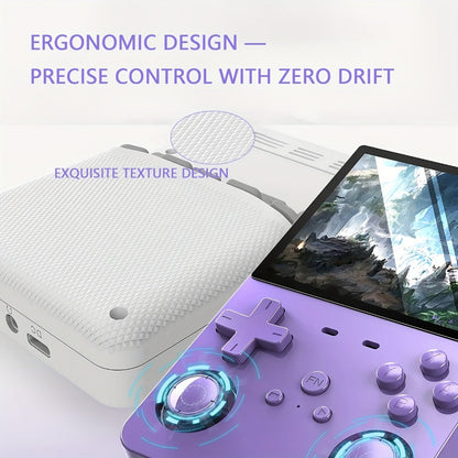 Handheld Game Console L35 with 3.5-Inch IPS HD Display, Open-Source Linux & 64GB/128GB Storage Options