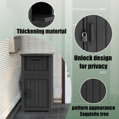 Waterproof Outdoor Storage Box with Lock Anti-Theft Porch
