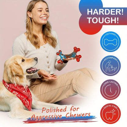 Dog Toy Orange Blue Braided Chew and Tug Bundle with 1, 2, 4 or 5-Piece Options for Large Dogs
