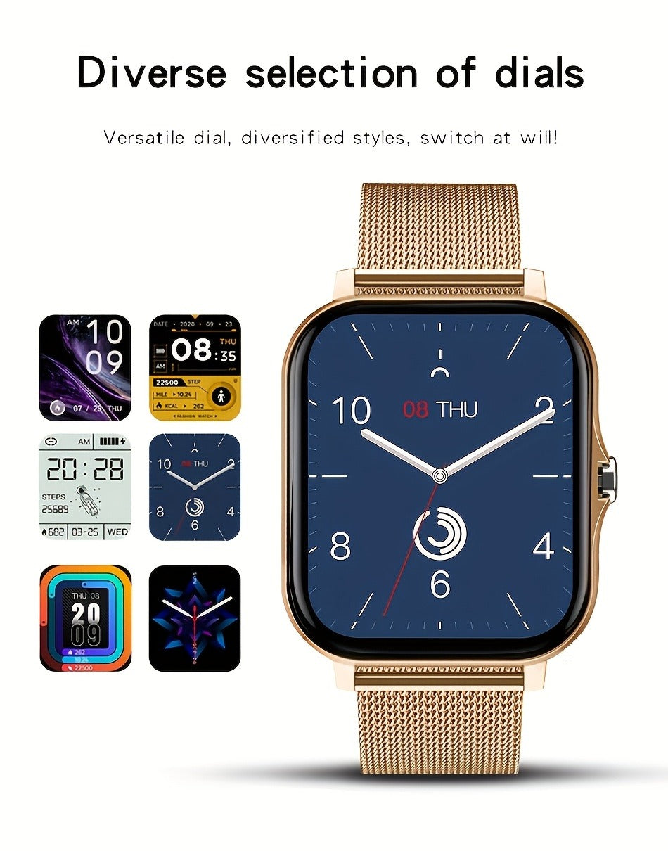 Smartwatch – Bluetooth Calling with 1.83" Full Touch Screen, Multiple Sport Modes, Music Control & Sedentary Reminder – Fitness Tracker…