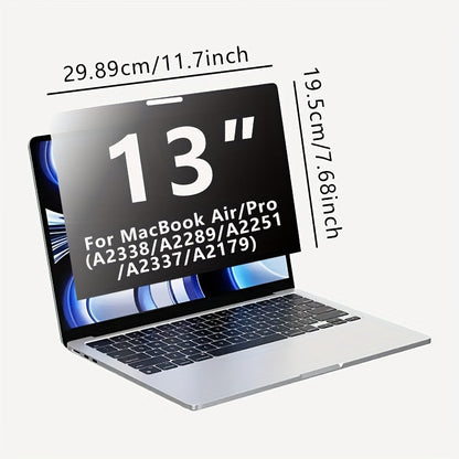 Screen Protector, 13.3-Inch MacBook Air and Pro Privacy Film with 30-Degree Side-Angle Filter and Anti-Glare Surface