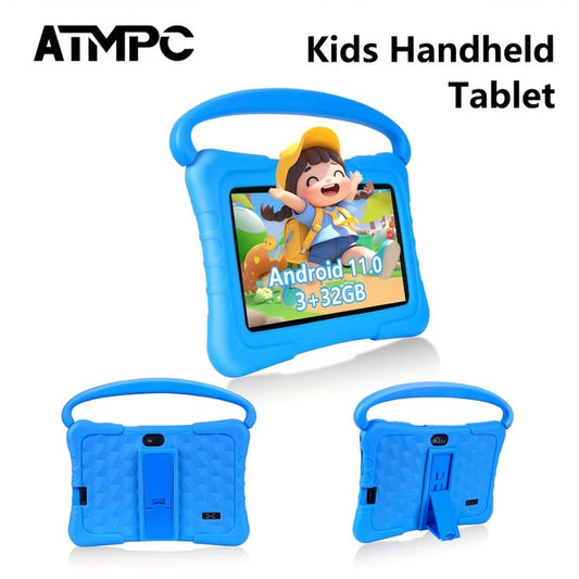 Kids Tablet 7 Inch with Android 11, 3GB RAM, 32GB Built-In Storage, Dual Cameras and Parental Controls