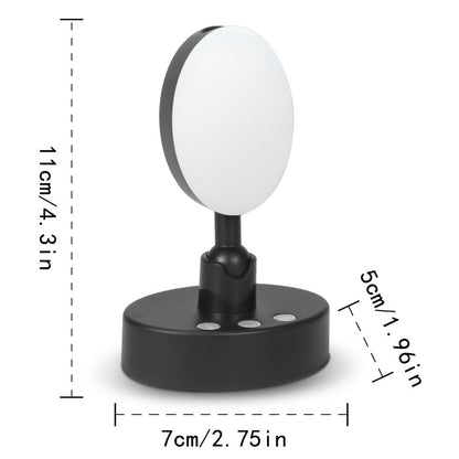 Smoke Face Projection Lamp Color-Changing LED Night Light – 360° Rotatable Ambiance Projector, Adjustable Brightness, USB Rechargeable, Multi-Mode Button Control for Bedroom Wall & Ceiling Decor