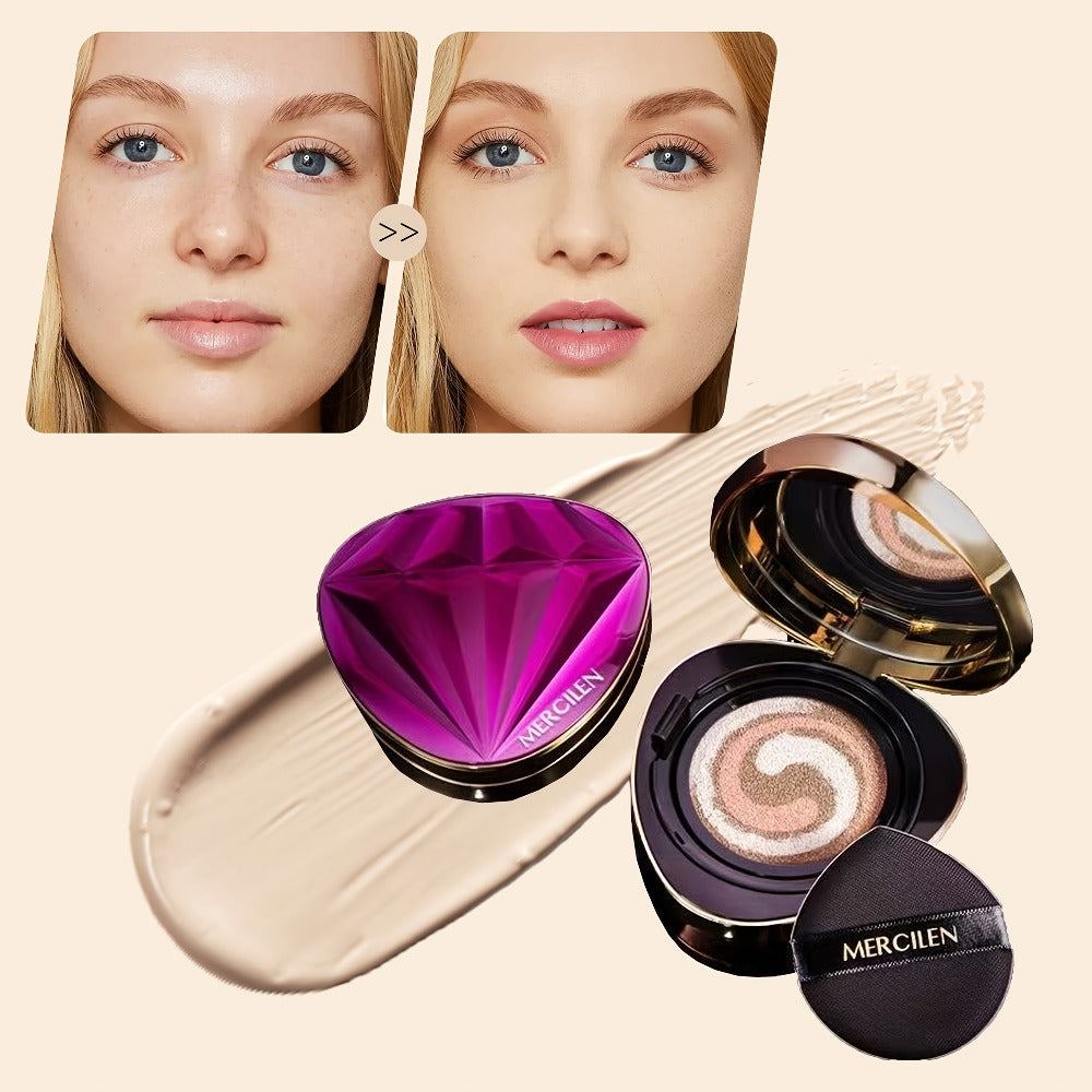 Air Cushion BB Cream Compact in the Exact 1 Box Checkout Configuration for Everyday Face Makeup