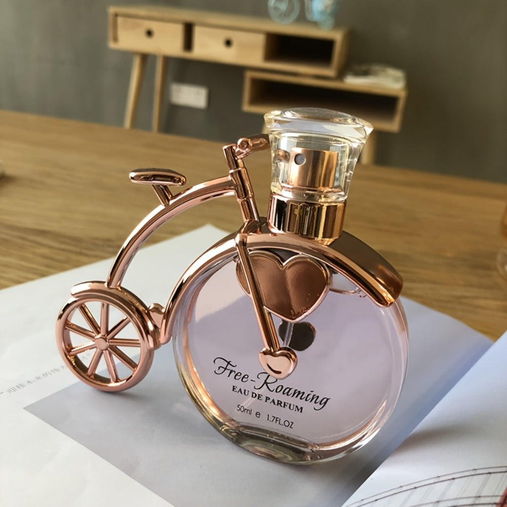 Perfume for Women in 50ml Bicycle-Inspired Bottle with Floral-Fruity Profile and Warm Musk Base