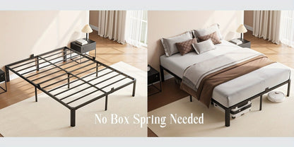 14-Inch Heavy-Duty Bed Frame, Bedroom Platform Bed for Bedroom Comfort and Support detail image - detail view 16