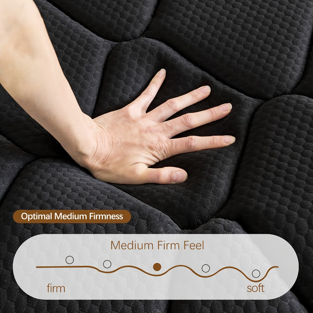 14-Inch Mattress with Memory Foam for Bedroom Comfort and Support detail image - detail view 12