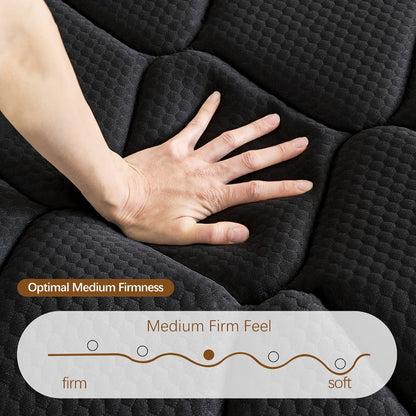 14-Inch Mattress with Memory Foam for Bedroom Comfort and Support detail image - detail view 12