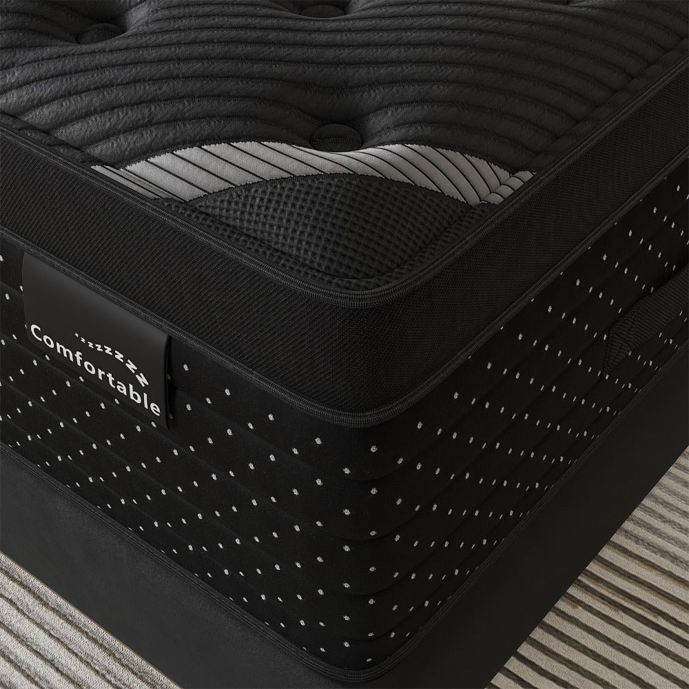 14-Inch Twin Mattress, Medium-Firm Bed Mattress for Bedroom Comfort and Support detail image - detail view 4