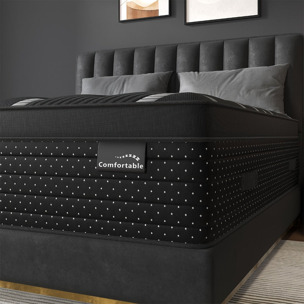 Mattress, Euro Top Gel Memory Foam Hybrid 12 14 Inch Twin Full Queen King Cooling Pocket shown in the main product view