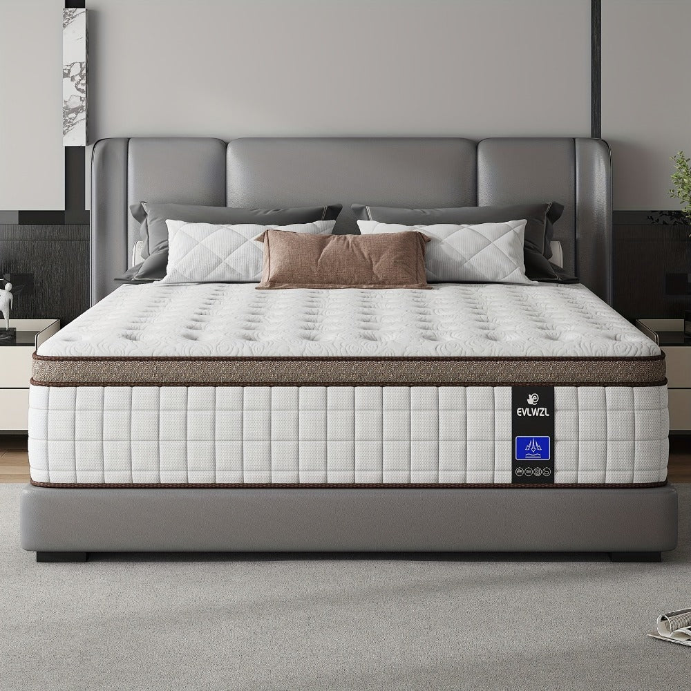 14-Inch Twin Mattress with Memory Foam for Bedroom Comfort and Support detail image