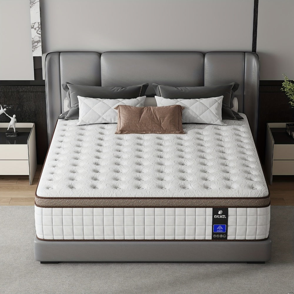 14-Inch Twin Mattress with Memory Foam for Bedroom Comfort and Support detail image - detail view 9