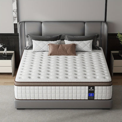 14-Inch Twin Mattress with Memory Foam for Bedroom Comfort and Support detail image - detail view 9