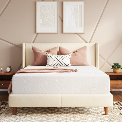 14-Inch Twin Mattress with Memory Foam, Sleep Support Mattress detail image - detail view 26