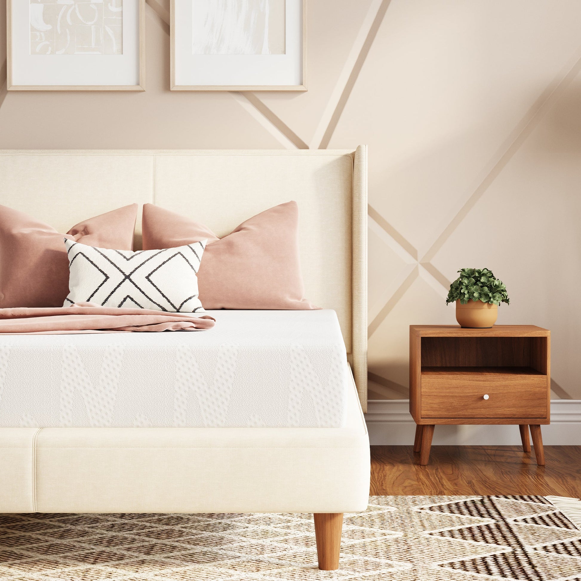 14-Inch Twin Mattress with Memory Foam, Sleep Support Mattress detail image - detail view 28