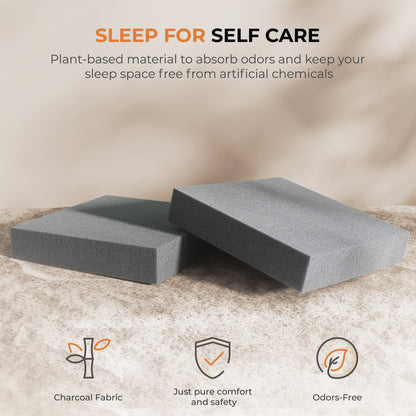 14-Inch Twin Mattress with Memory Foam, Sleep Support Mattress detail image - detail view 36