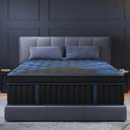 Mattress shown in the 14inch, Queen option