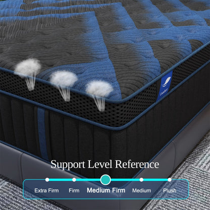 14-Inch Twin Mattress with Pocket Springs, Sleep Support Mattress detail image - detail view 10