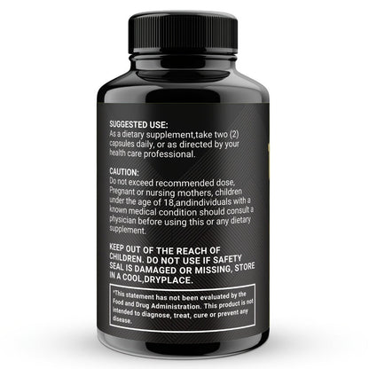 Himiyer Capsule Supplement, Five-Bottle 300-Count Pack with 60 Capsules per Labeled Bottle
