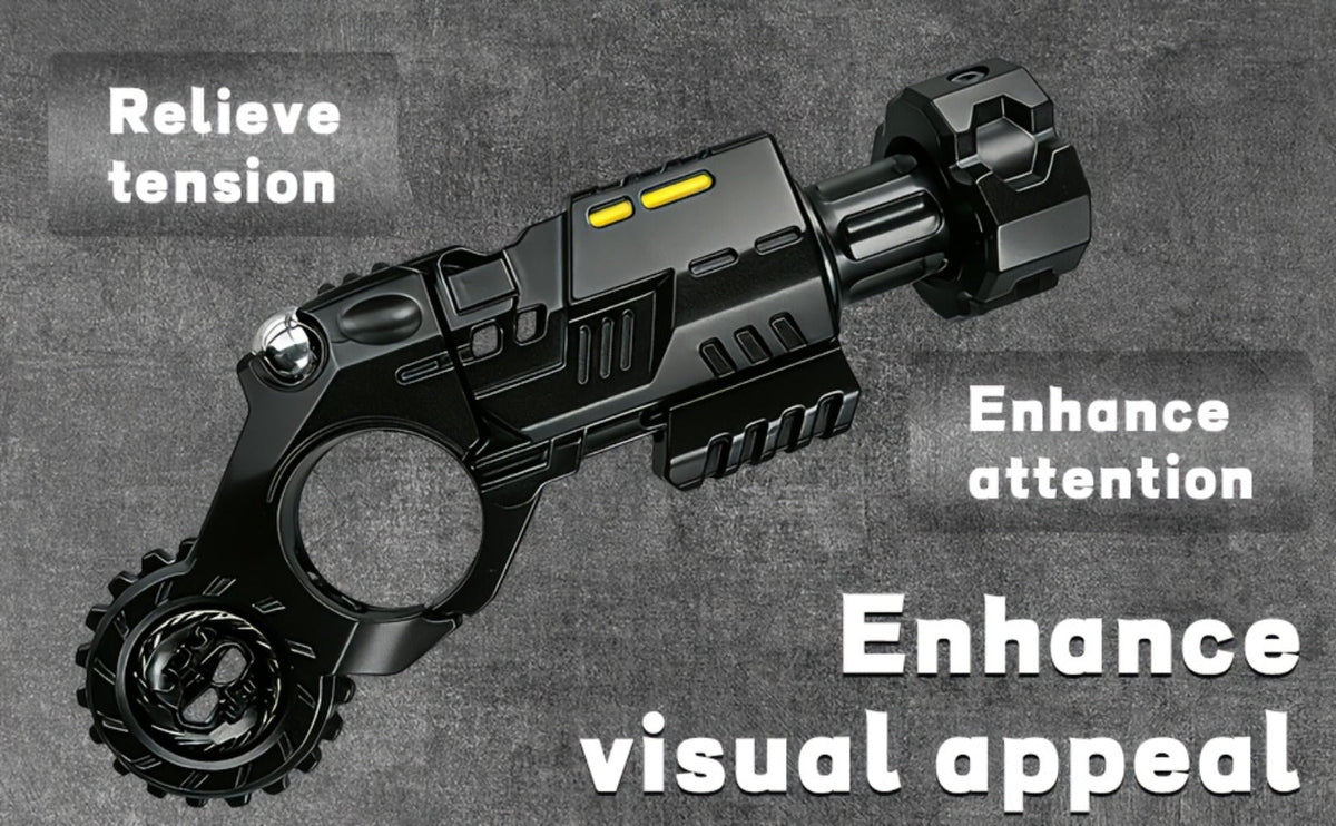 3-in-1 Alloy Fingertip Gun EDC Stress Toy 26pcs Set with the Listed Color, Size or Set Options for Everyday Use