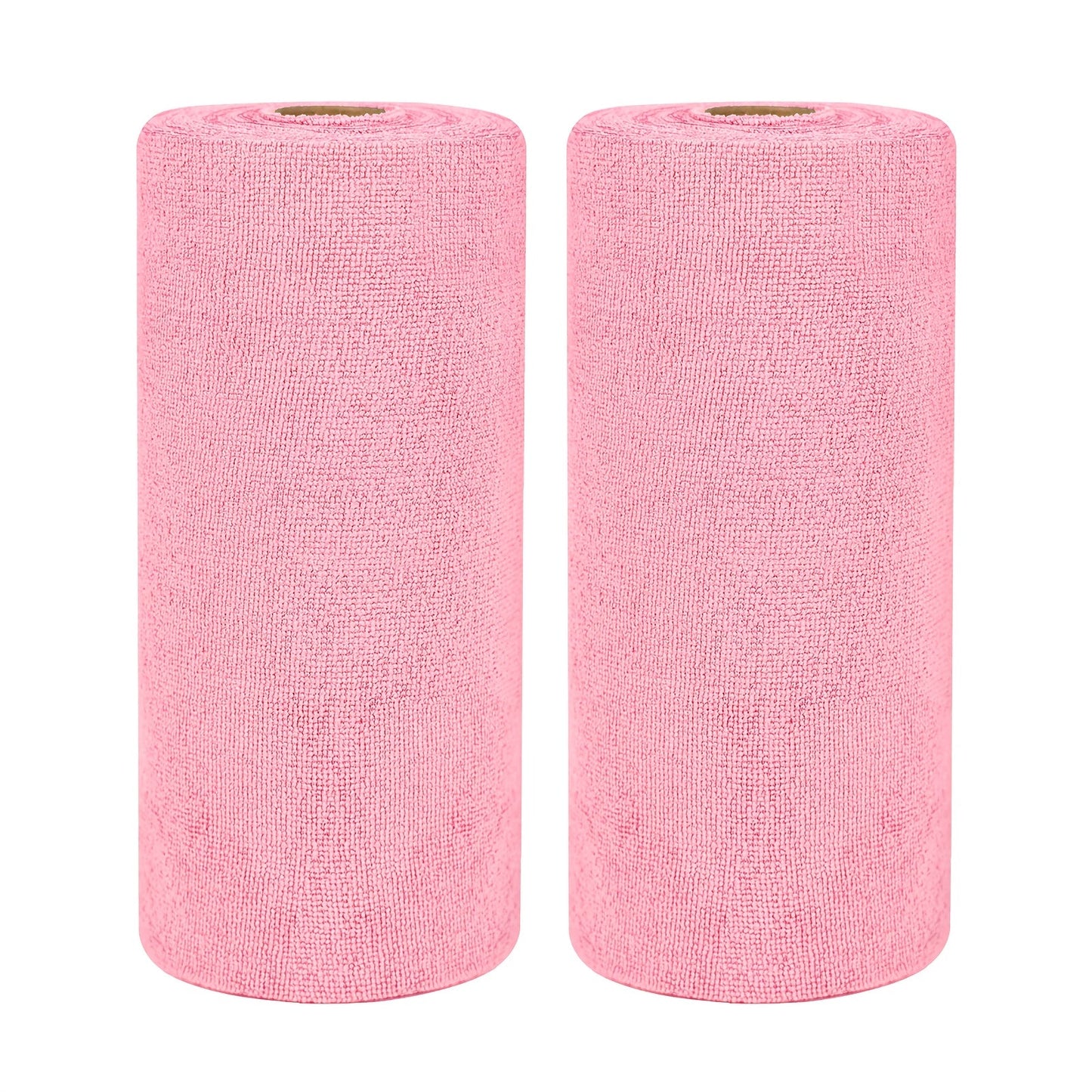Reusable Tear-Away Cleaning Cloth Roll in Beige, Blue, Green, Pink or Gray with 50- or 100-Piece Options