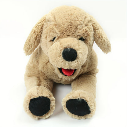 Plush Toy – Golden Retriever 21-Inch Lying Puppy with Soft Coat for Large Cuddly Display and Gifting