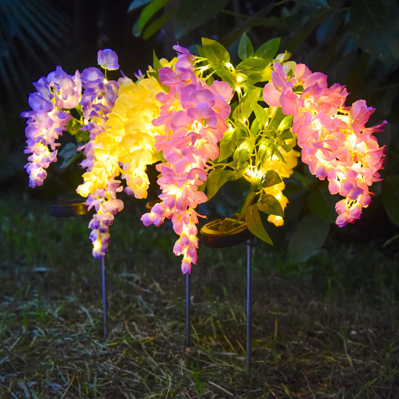 Solar Wisteria Flower Garden Light 52 LED, 2 Modes Waterproof