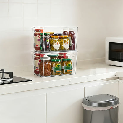 Trash Bag Storage Organizer Dispenser 2-Pack for 13, 30 or 33-Gallon Bags with Lids for Under-Sink Use