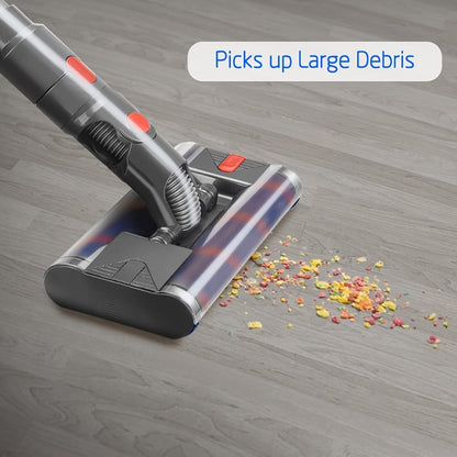 Dyson Replacement Brush Head Double Roller Compatible with V7 V8 V10 V11 V15 360° Swivel Hard Floor Vacuum Cleaner Attachment