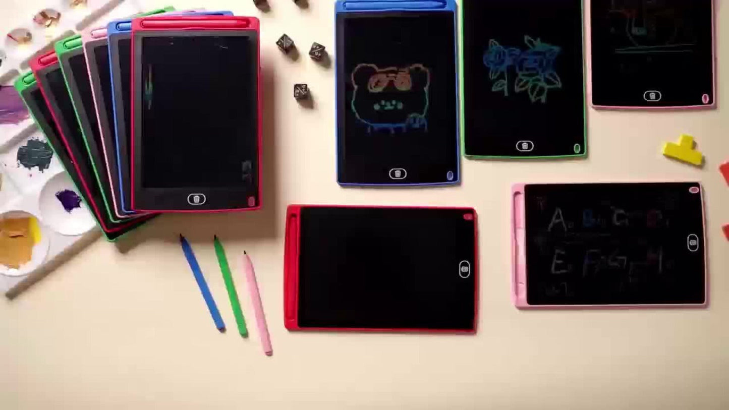 8.5-Inch LCD Drawing Tablets in 10- or 20-Piece Packs with Styluses and Multicolor Frames for Group Drawing