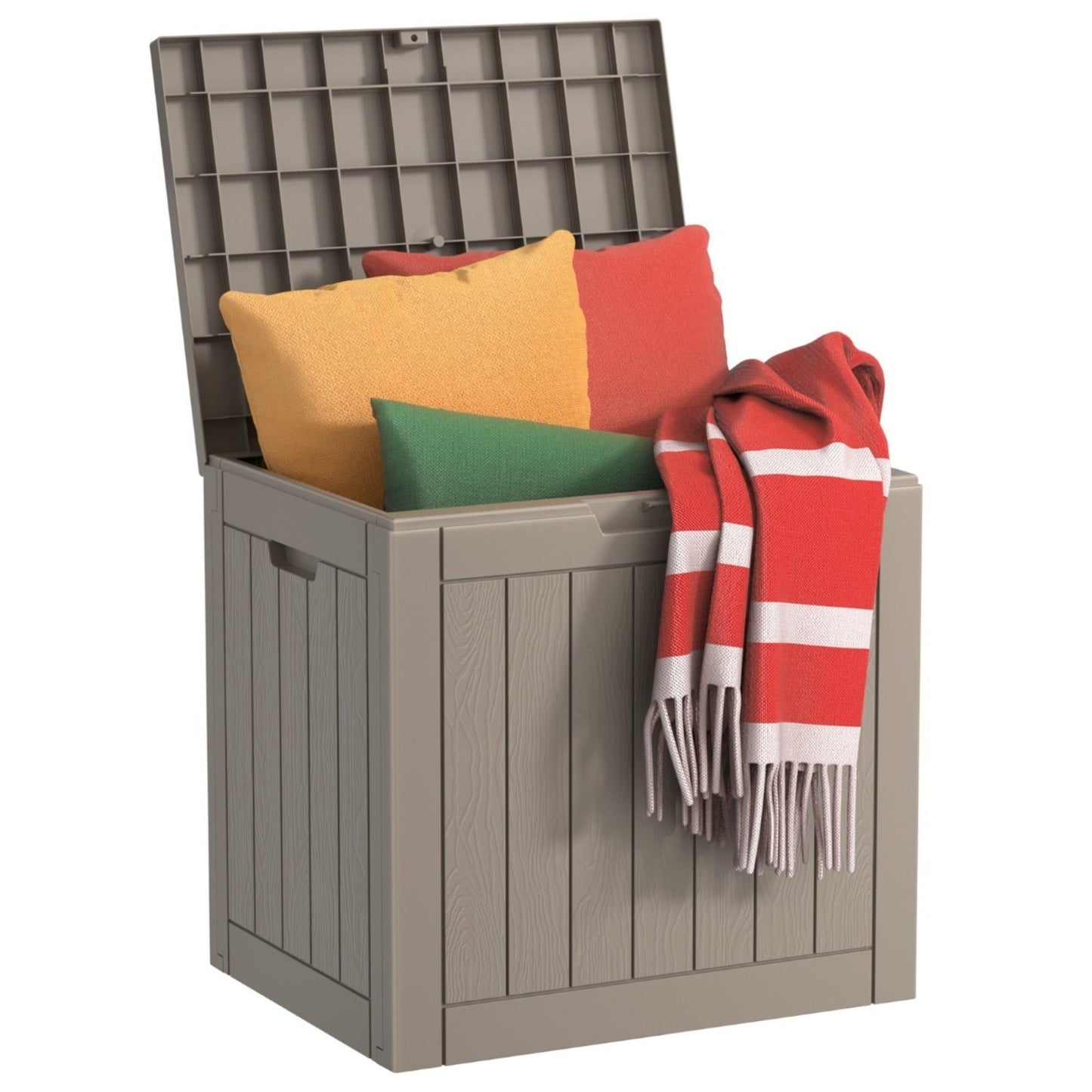 Resin Deck Box 35/45 Gallon – Lockable Outdoor Storage