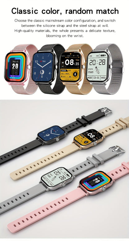 Smartwatch – Bluetooth Calling with 1.83" Full Touch Screen, Multiple Sport Modes, Music Control & Sedentary Reminder – Fitness Tracker…