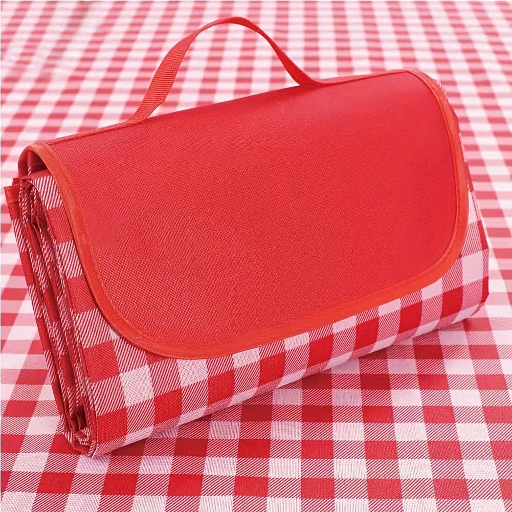 Picnic Blanket Large Outdoor Beach Blanket Waterproof Portable Camping Travel Mat for Family Park Lawn Barbecue Indoor Outdoor Use