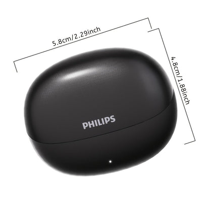 Wireless Earbuds Philips Bluetooth 6.0 Semi-Open Back with Long Battery and Noise Reduction