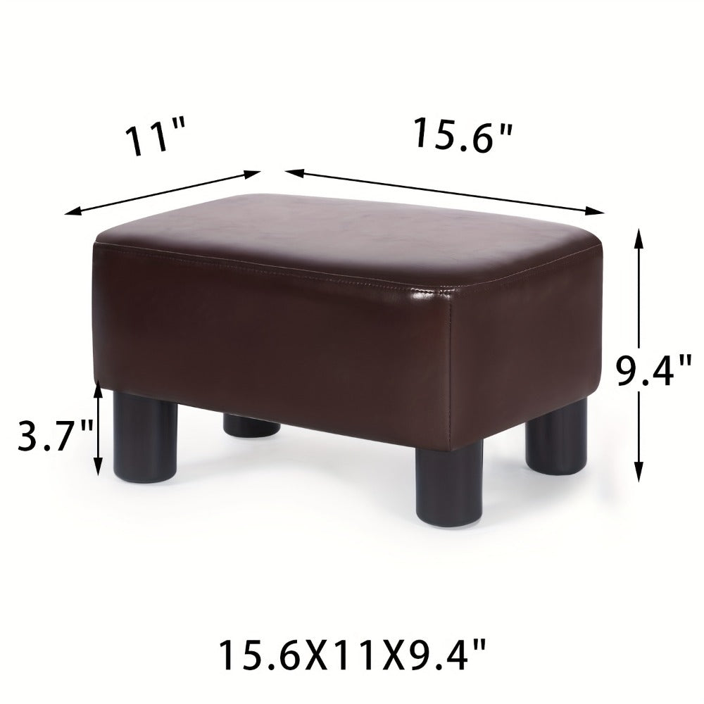 15.6-Inch Rectangular Ottoman with Hidden Storage for Comfortable Everyday Seating detail image - detail view 4