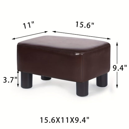 15.6-Inch Rectangular Ottoman with Hidden Storage for Comfortable Everyday Seating detail image - detail view 4
