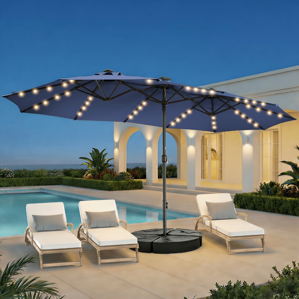 Patio Umbrella shown in the Beige Patio Umbrella option