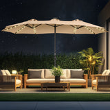 Beige Patio Umbrella