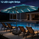 Light Blue Patio Umbrella