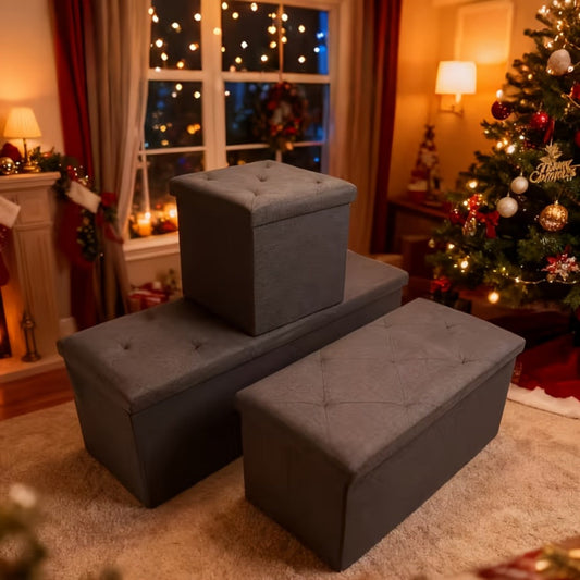 Storage Ottoman, Folding Bench with Seat, Heavy Duty Indoor Outdoor Organizer in 15" 30" shown in the main product view