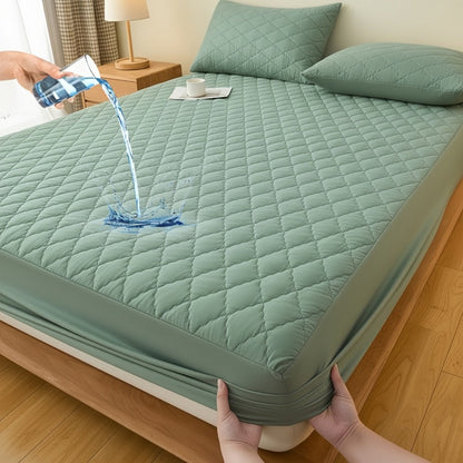 Fitted Mattress Protector with Deep Pocket in Twin, Full, Queen and King Sizes and Multiple Colors