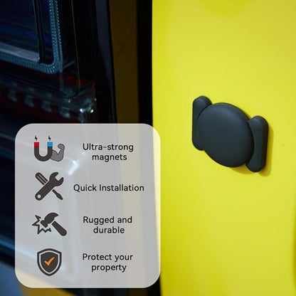 Apple Find My Compatible GPS Tracker – Mini Luggage Tracker with Magnetic Case, No Monthly Fee, Anti-Lost Device for Luggage Bags Keys Wallet, Works with iOS Find My Network
